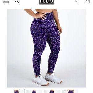 Fleo el toro leggings size small 25 inch